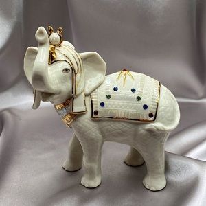 Lenox Royal Elephant of the Nile Jeweled Fine China Elephant
